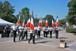 Arrivée des porte-drapeaux